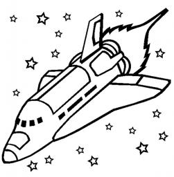 Большая космическая ракета Раскраски для детей мальчиков