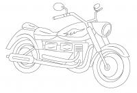 Мотоцикл харлей дэвидсон спорт Распечатать раскраски для мальчиков