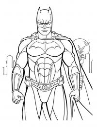 Супергерои batman Распечатать раскраски для мальчиков