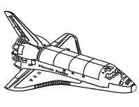 Космический шаттл Распечатать раскраски для мальчиков