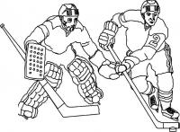 Спорт хоккей Раскраски для мальчиков бесплатно