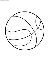 Баскетбольный мяч Раскраски для мальчиков