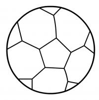 Футбольный мяч Распечатать раскраски для мальчиков
