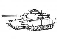 Американский танк абрамс Раскраски для мальчиков бесплатно
