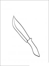 Кухонный нож Раскраски для детей мальчиков