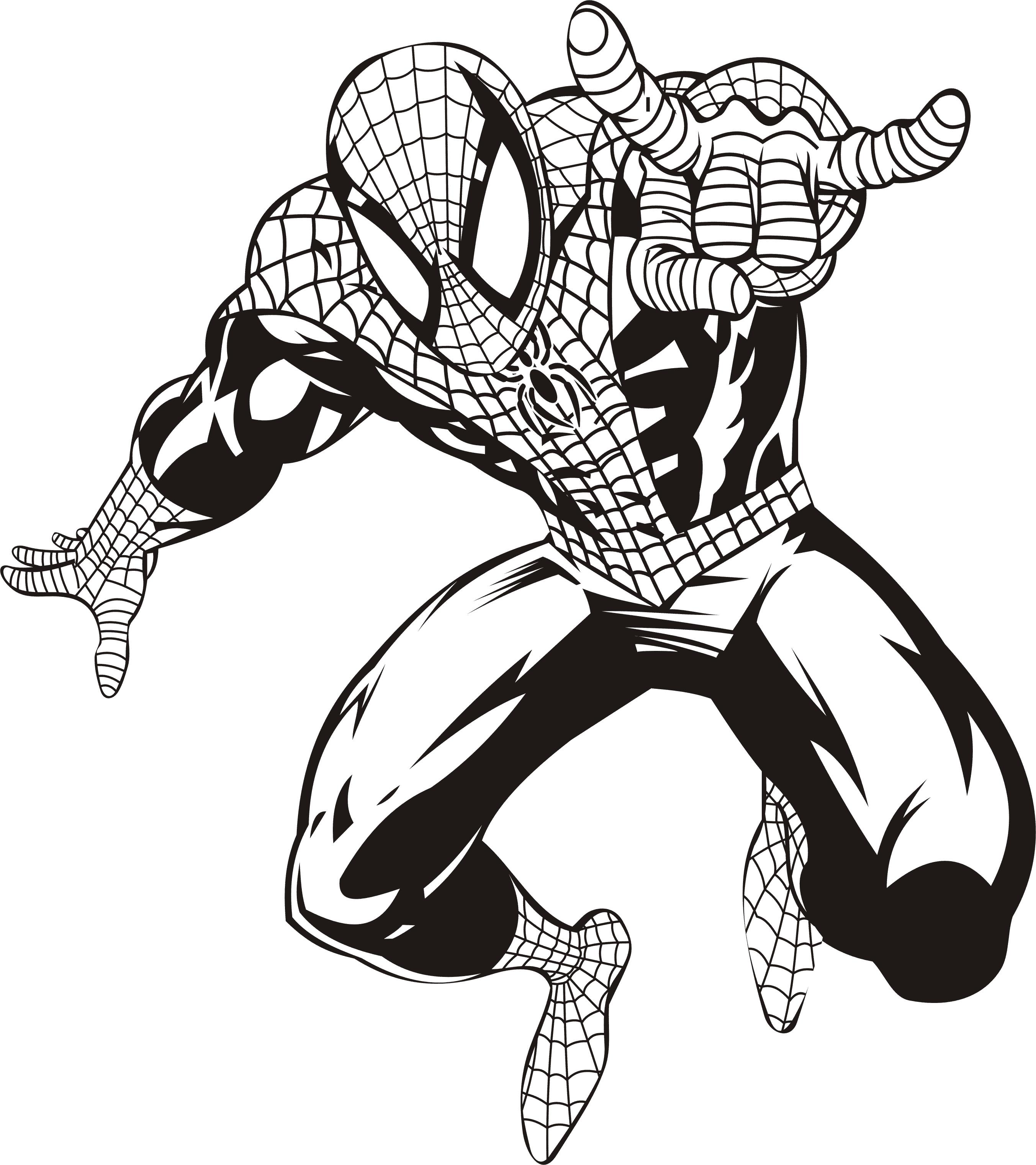 Раскраска Человек паук распечатать: бесплатно, в хорошем качестве, формат а4, картинки, рисунки