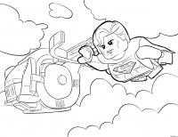 Супермен лего супермен Раскрашивать раскраски для мальчиков