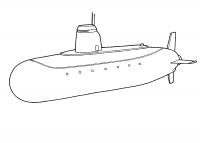 Подводная лодка атомная Скачать раскраски для мальчиков