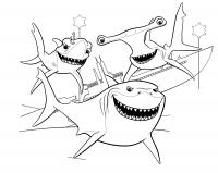 Разные акулы Раскраски для мальчиков бесплатно