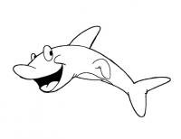 Добрая акула Раскраски для мальчиков бесплатно