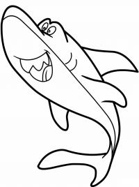 Бешеная акула Раскраски для мальчиков бесплатно