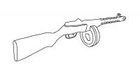Пулемет советский Раскраски для мальчиков