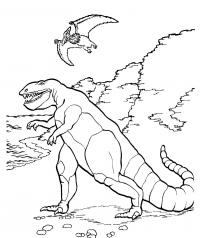 Плотоядные динозавры Раскраски для мальчиков
