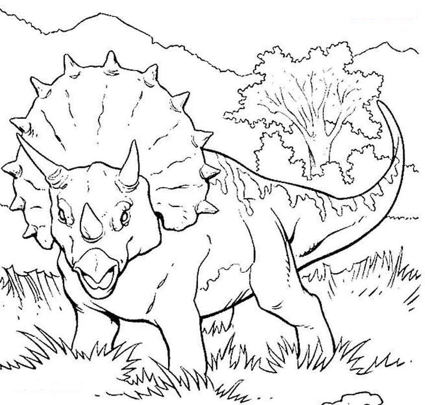 раскраски Динозавры
