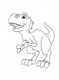 Динозавр из ледникового периода Раскраски для мальчиков бесплатно