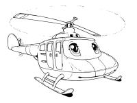 Глазастый вертолет Раскраски для мальчиков