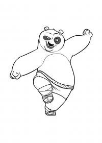 Кунгфу панда Раскраски для мальчиков бесплатно