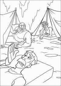Атлантида, отдых в палатках Раскраски для детей мальчиков