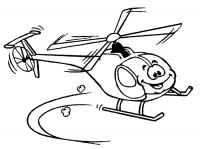 Маленький вертолет Раскраски для мальчиков бесплатно