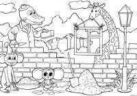 Крокодил гена и его друзья строят дом Раскрашивать раскраски для мальчиков