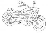 Мотоцикл харлей Распечатать раскраски для мальчиков